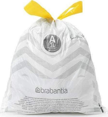 Brabantia Šiukšlių maišeliai A 3 l (dalytuve 40 maišelių)