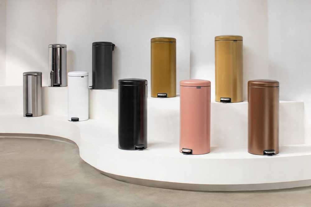 Šiukšliadėžė Brabantia Šiukšliadėžė NewIcon 30 Liter Warm Gold
