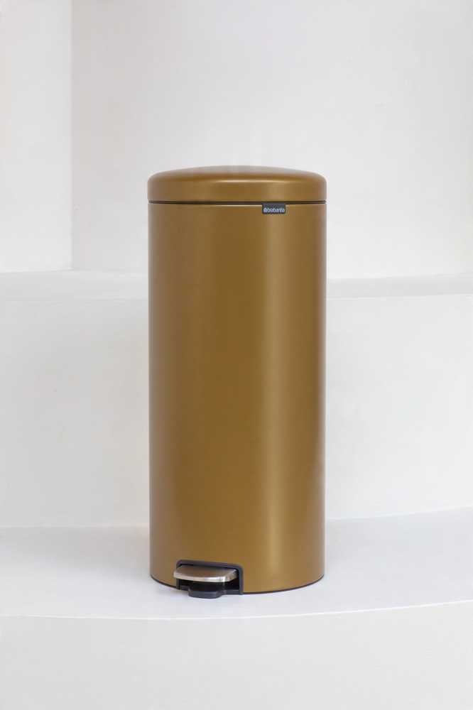 Šiukšliadėžė Brabantia Brabantia Treteimer NewIcon 30 Liter Warm Brass
