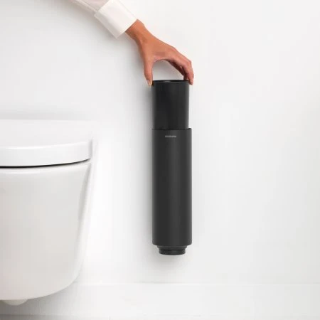 Brabantia tualetes poda birste ar turētāju MindSet, mineral infinite pilkas