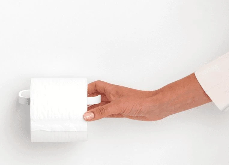 Brabantia tualetes papīra turētājs MindSet, mineral fresh baltas