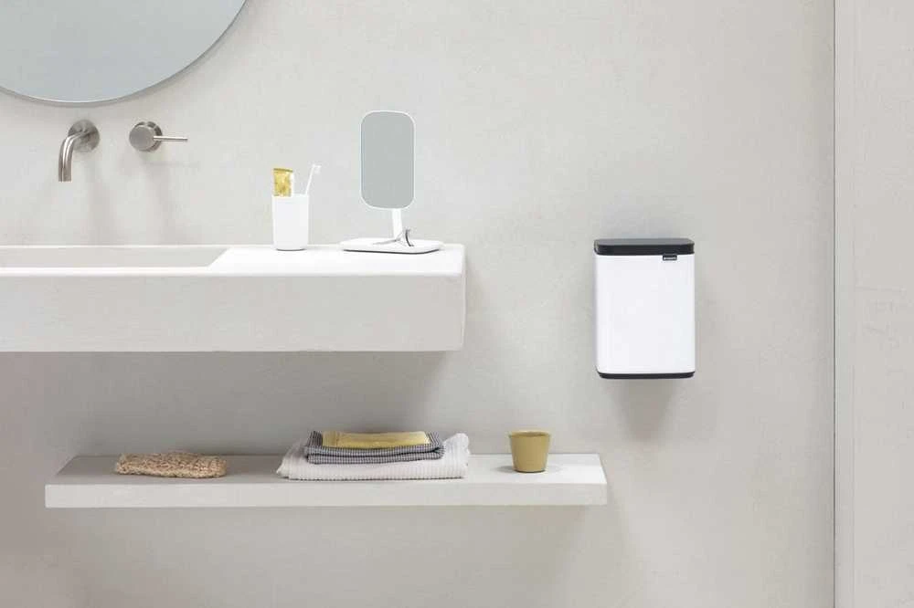 Brabantia Bo šiukšlių dėžė, 4L - Baltas