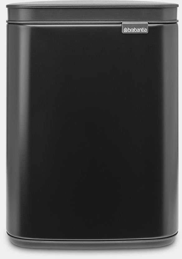 Brabantia Bo Waste Bin, 4L - Matt Juodas