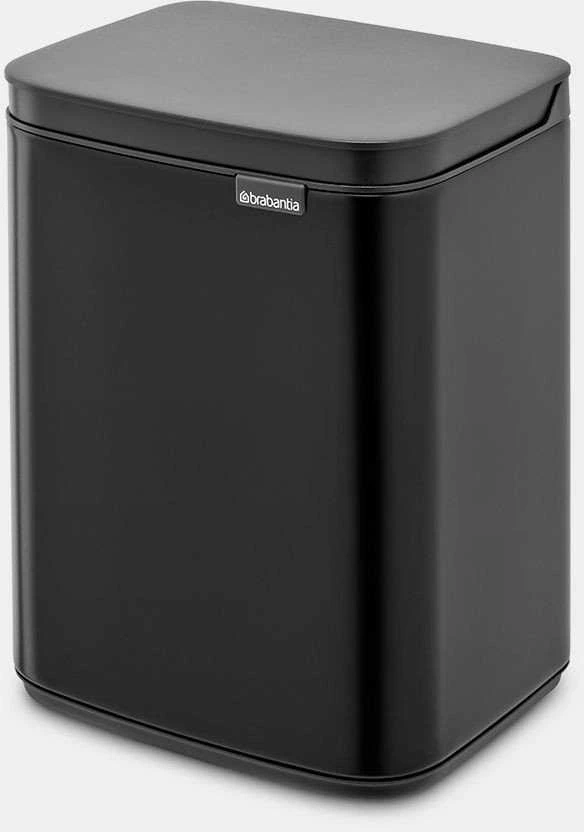 Brabantia Bo Waste Bin, 4L - Matt Juodas