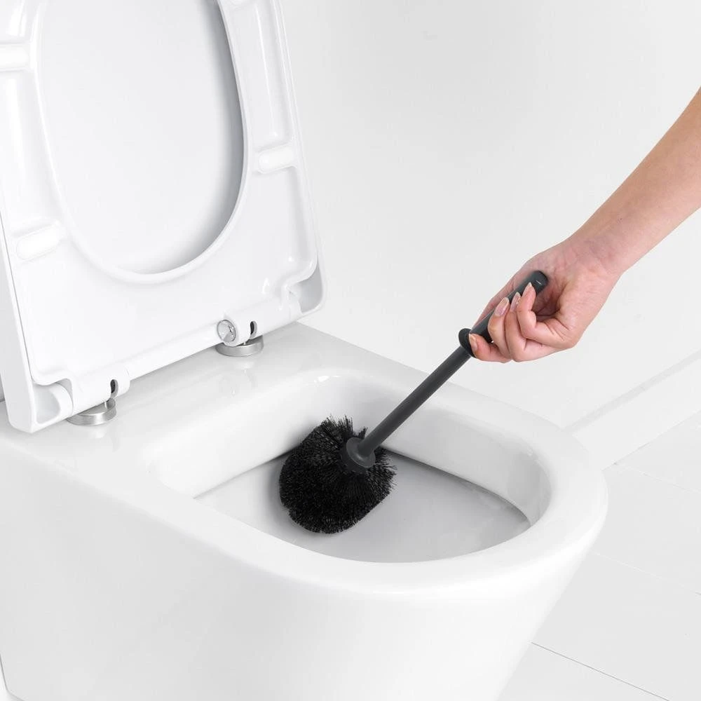 Brabantia tualetinis šepetys ReNew, juodas