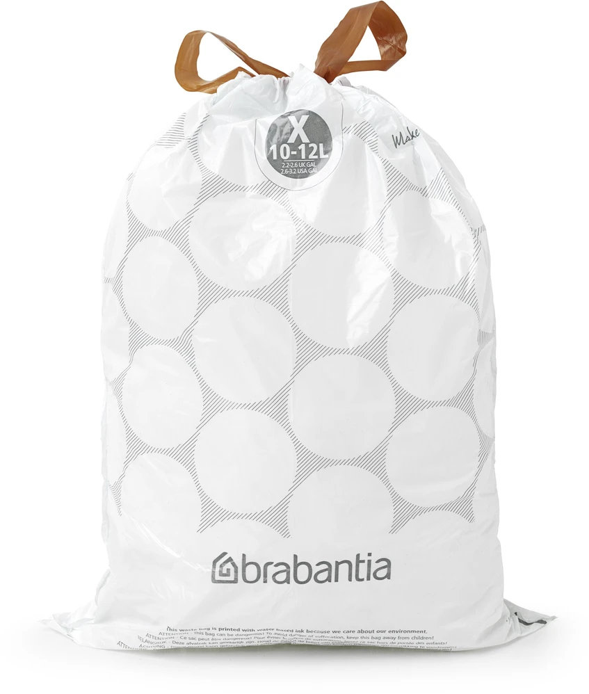 Brabantia Šiukšlių maišeliai X 10-12 l (dalytuve 40 maišelių)