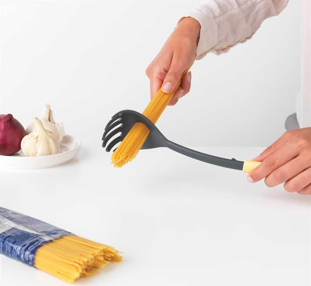 Brabantia Łyżka do spaghetti su miarką Tasty+ waniliowa 122705