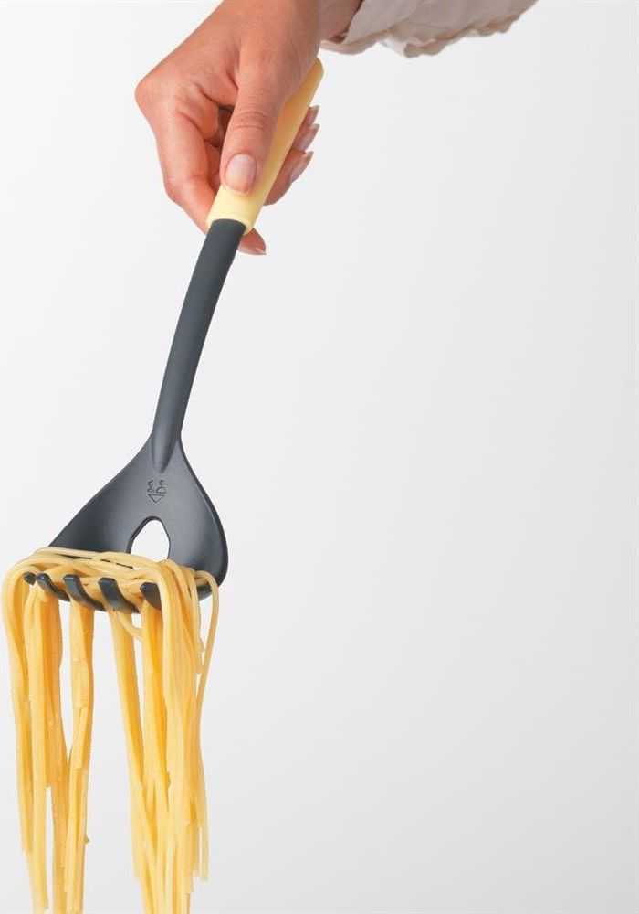 Brabantia Łyżka do spaghetti su miarką Tasty+ waniliowa 122705