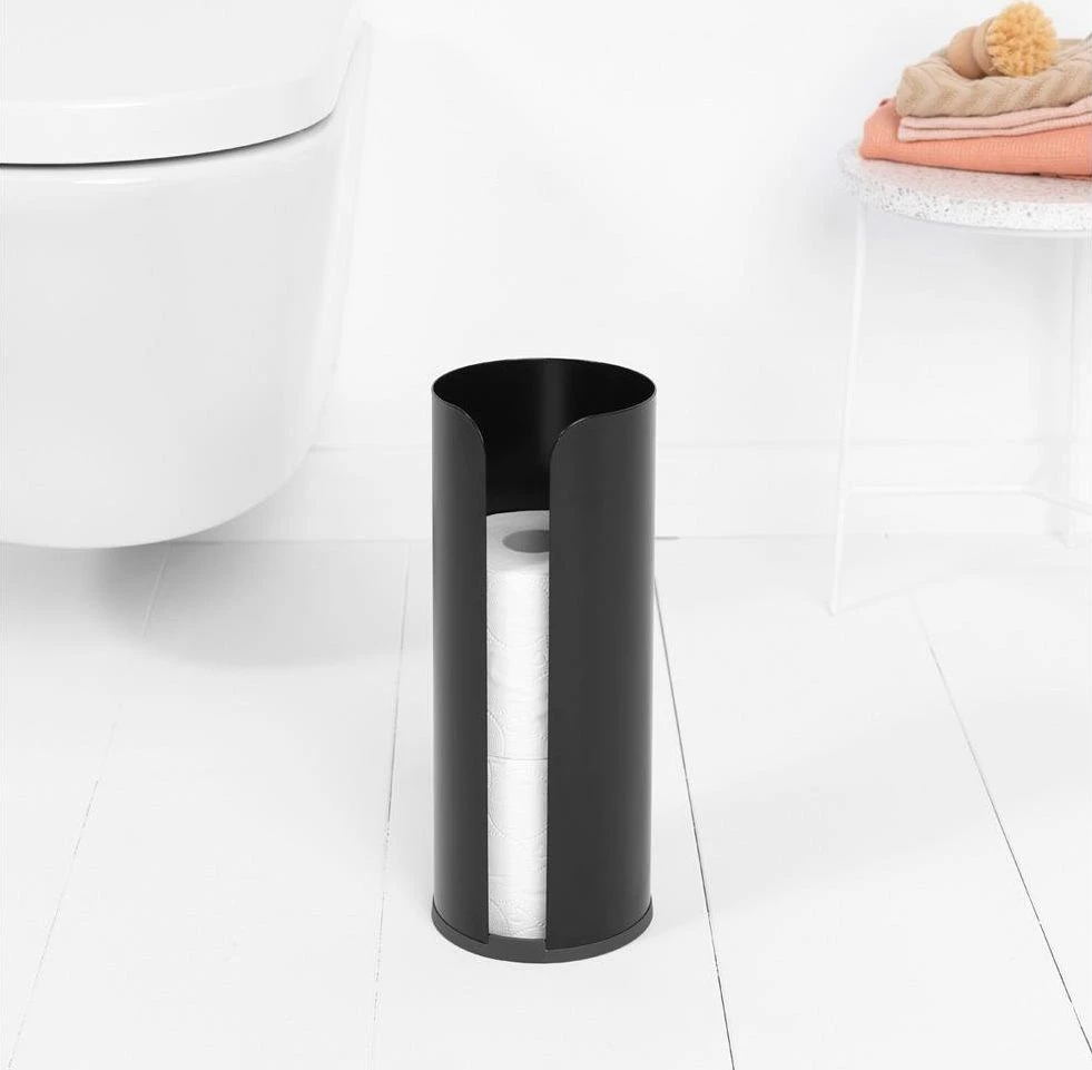 Brabantia Tualetinio popieriaus laikiklis ReNew - Matt Juodas