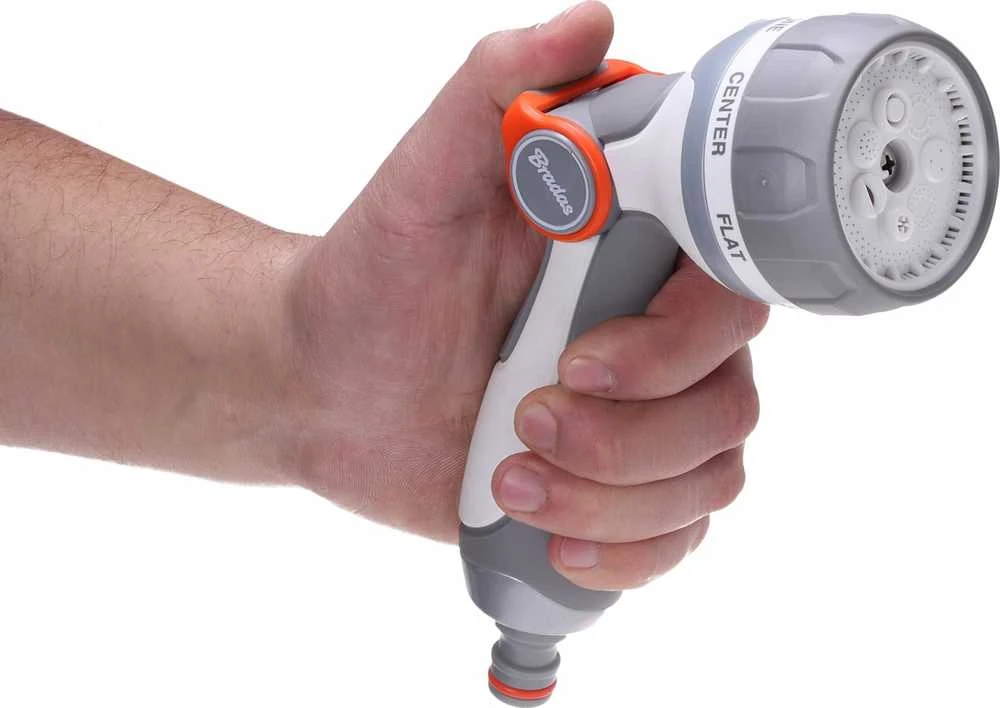 BRADAS 7 funkcijų laistymo pistoletas SMOOTH CONTROL /Baltas LINE