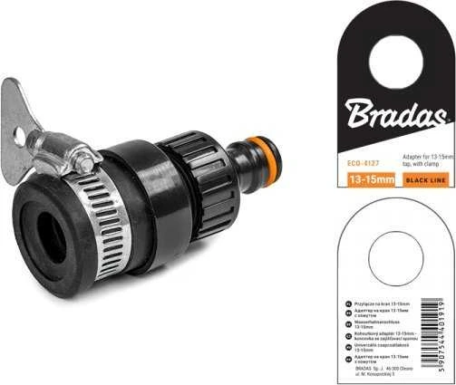 Bradas Universalus greitas pajungimas laistymo žarnai prie čiaupo 13-15 mm su sąvarža