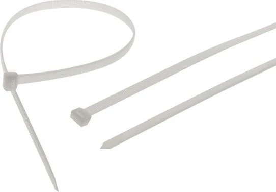 BRADAS PLASTIKINIS KABELIŲ SURIŠIKLIS Baltas 2,5×160/100vnt
