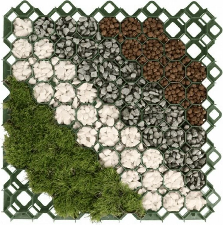 BRADAS SODO TINKLAS ŽALIAS 40mm / 60cm x 60cm MULTI GRID