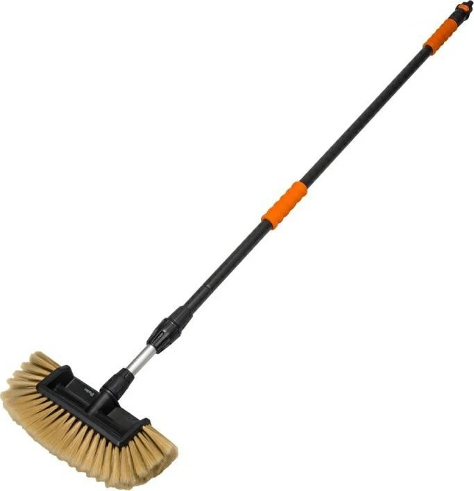 BRADAS AUTOMOBILINIS PLOVIMO ŠEPETYS SOFT SU VOŽTUVU TELESKOPINIS 150-250cm 4-PUSIS