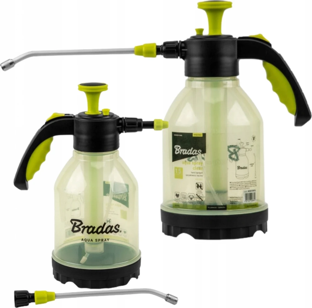 BRADAS RANKINIS PURKŠTUVAS „AQUA SPRAY” 1,5l CLEAR