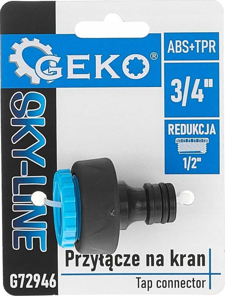 Bradas Jungtis prie čiaupo 3/4'' su redukcija 1/2'' SKY-LINE – ekspozicinis kartonas (30/240)