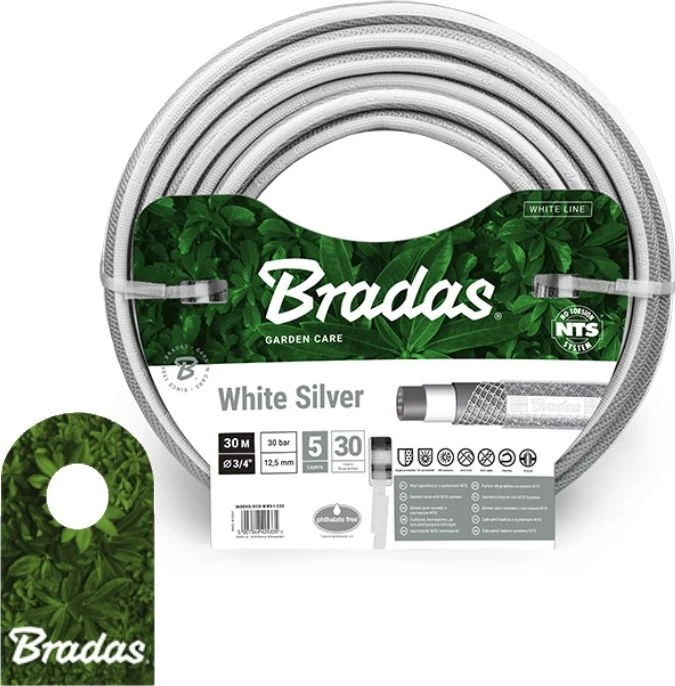 Bradas Žarna laistymo NTS 3/4 30m baltas
