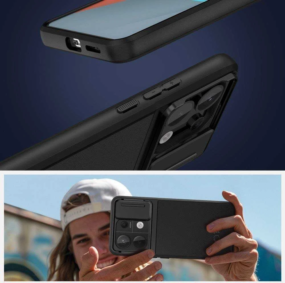 Tech-Protect Velar Cam+ Xiaomi Redmi Note 13 Pro 5G / Poco X6 5G – dėklas telefonui juodos spalvos