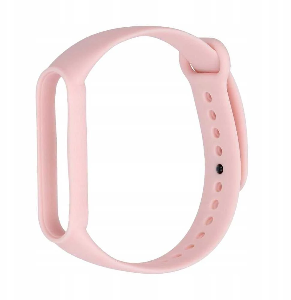 Oem Silikoninė apyrankė skirta Xiaomi Mi Band 5 / 6 / 7 rožinės spalvos (06)