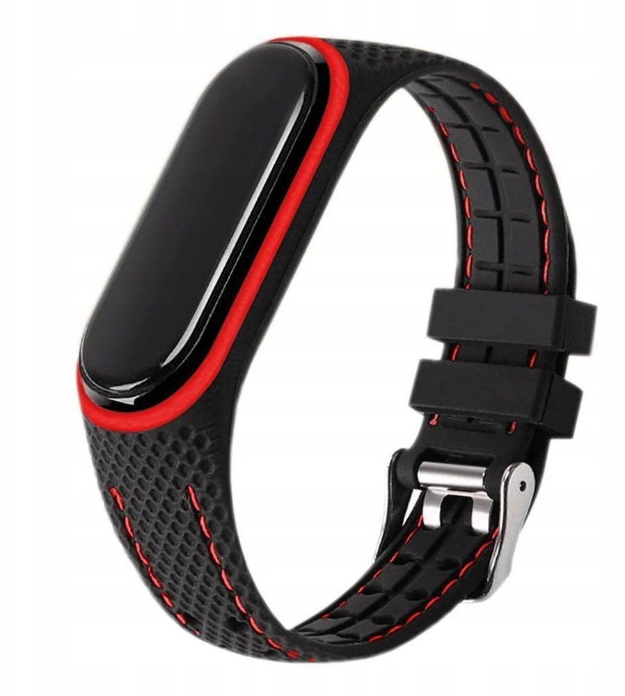 Oem Elastomer apyrankė LIFESTYLE skirta Xiaomi Mi Band 7 juodos spalvos (04)