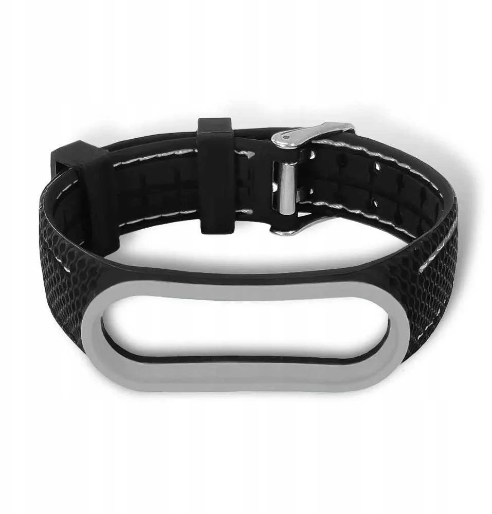 Oem Elastomer apyrankė LIFESTYLE for XIAOMI Mi Band 7 juodos spalvos (03)
