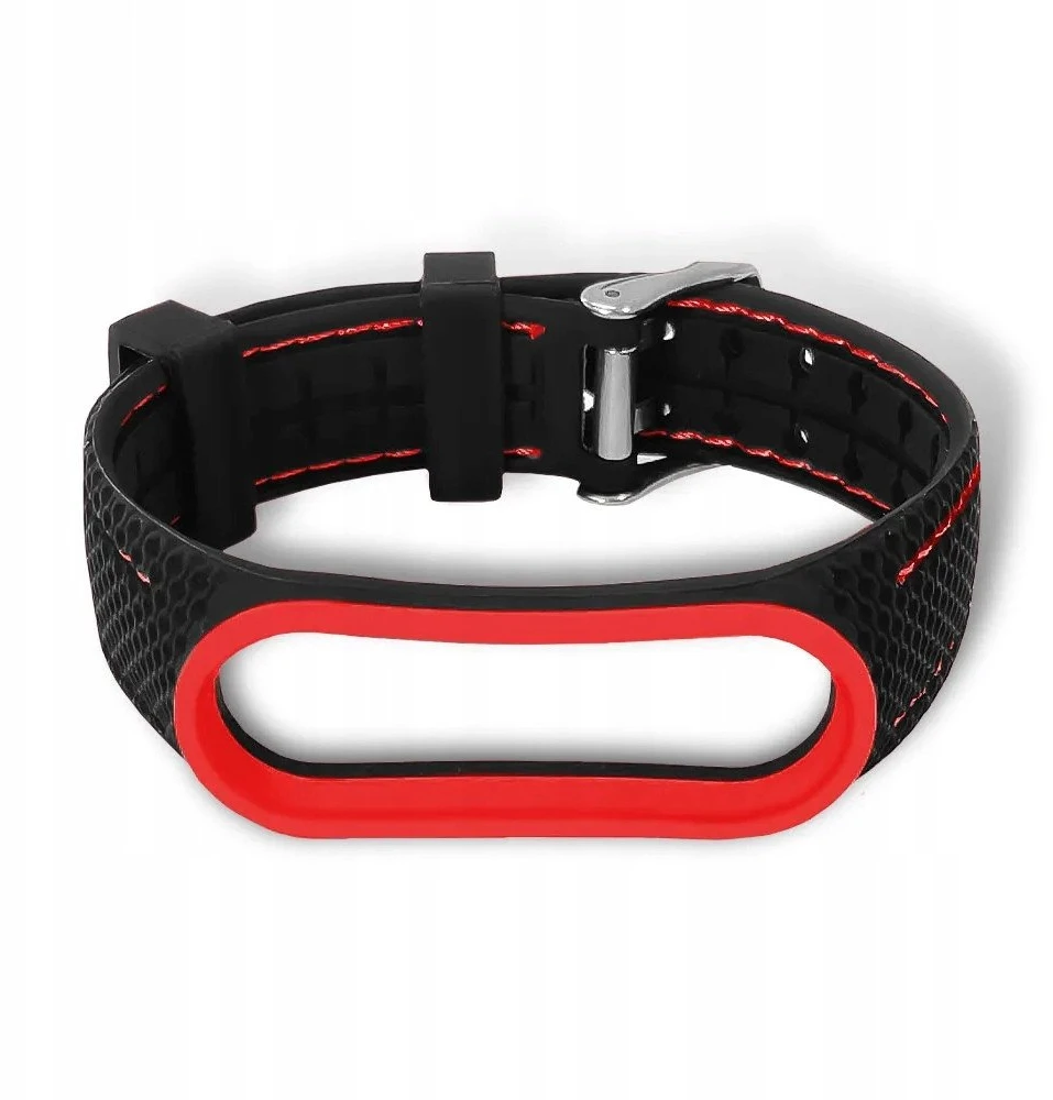 Oem Elastomer apyrankė LIFESTYLE skirta Xiaomi Mi Band 7 juodos spalvos (04)