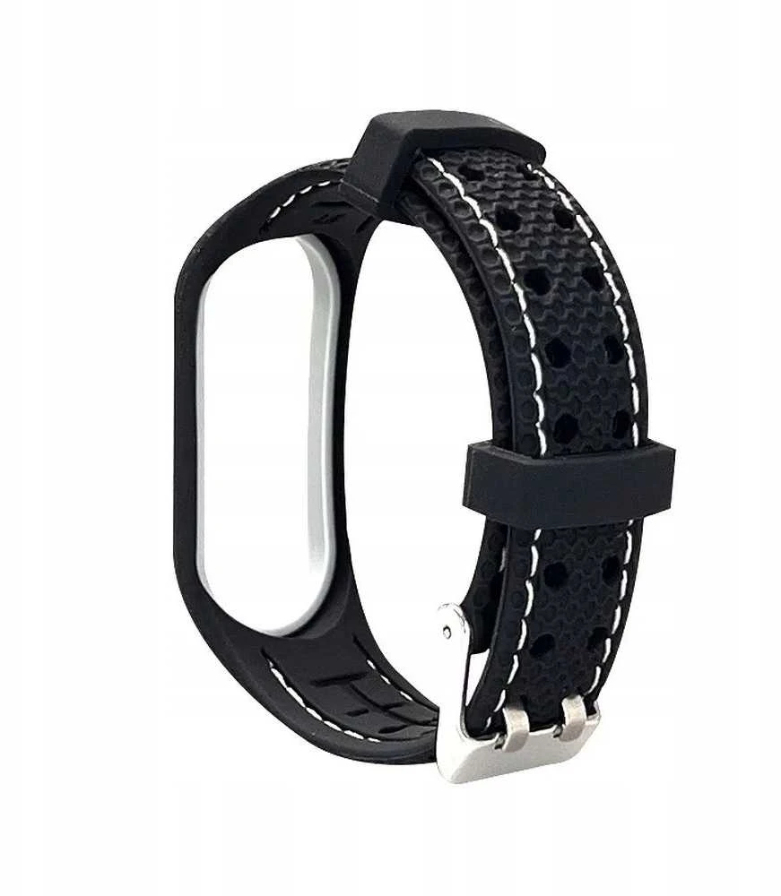 Oem Elastomer apyrankė LIFESTYLE for XIAOMI Mi Band 7 juodos spalvos (03)