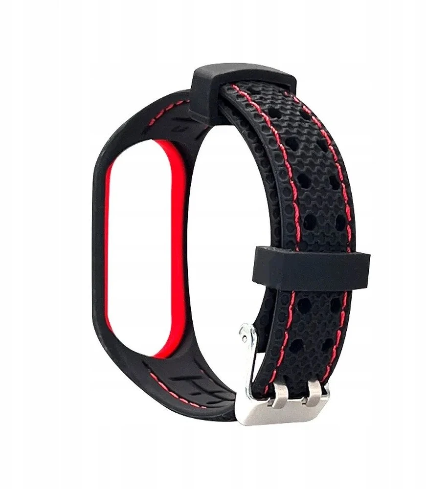 Oem Elastomer apyrankė LIFESTYLE skirta Xiaomi Mi Band 7 juodos spalvos (04)