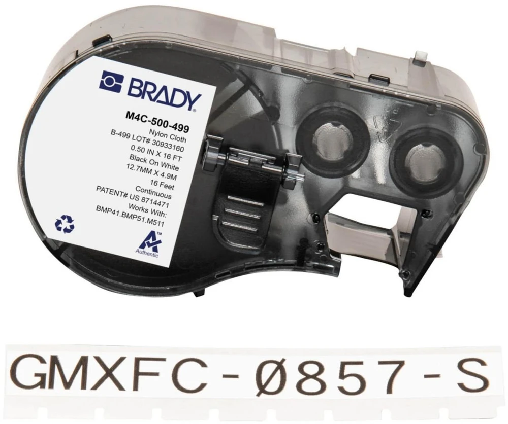 Brady B-499 etiketė