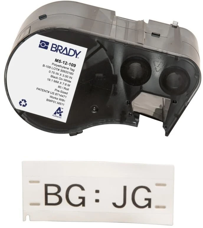 Brady BMP51/BMP53/M511 etiketės