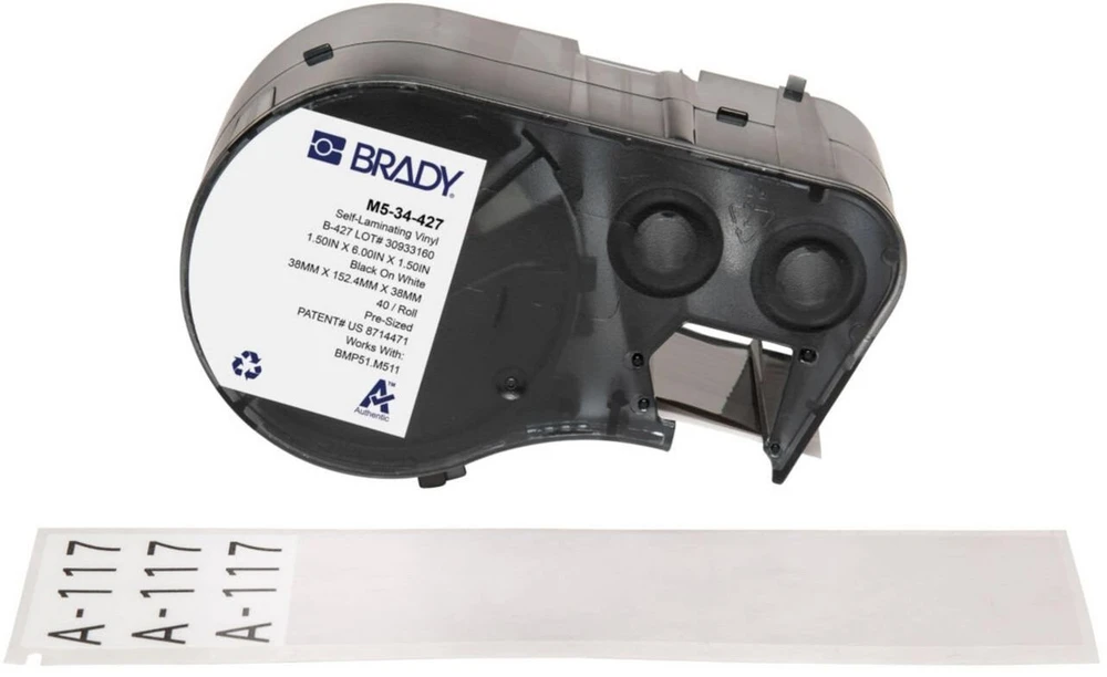 Brady BMP51/BMP53/M511 etiketės