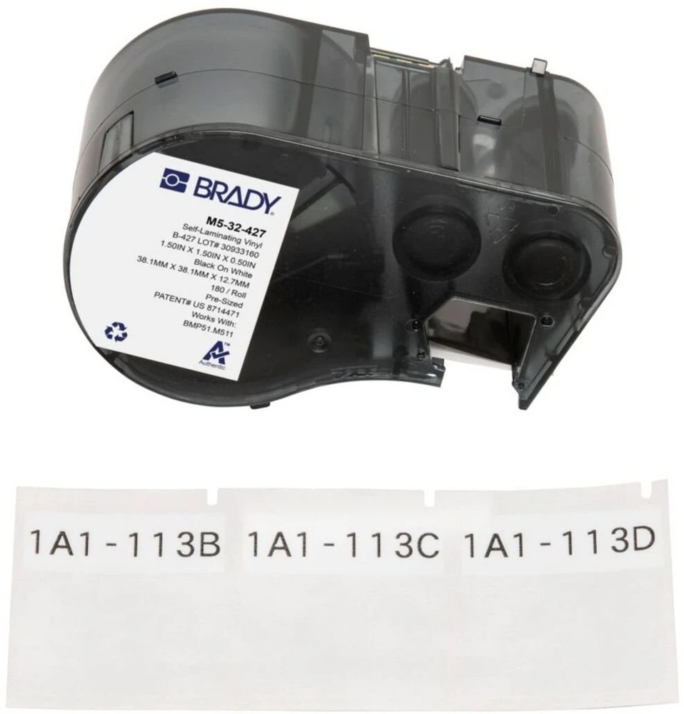 Brady BMP51/M511 Label Spausdintuvas Labels (M5-32-427)