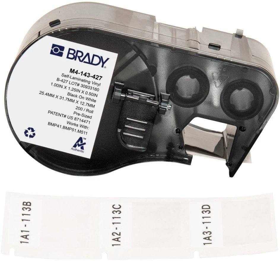 Brady Brady BMP41/BMP51/BMP53/M511 etiketė