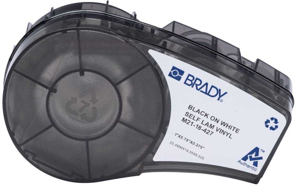 Brady M21-18-427 etykiet do nadruku Baltas Samoprzylepne etykiety do drukowania
