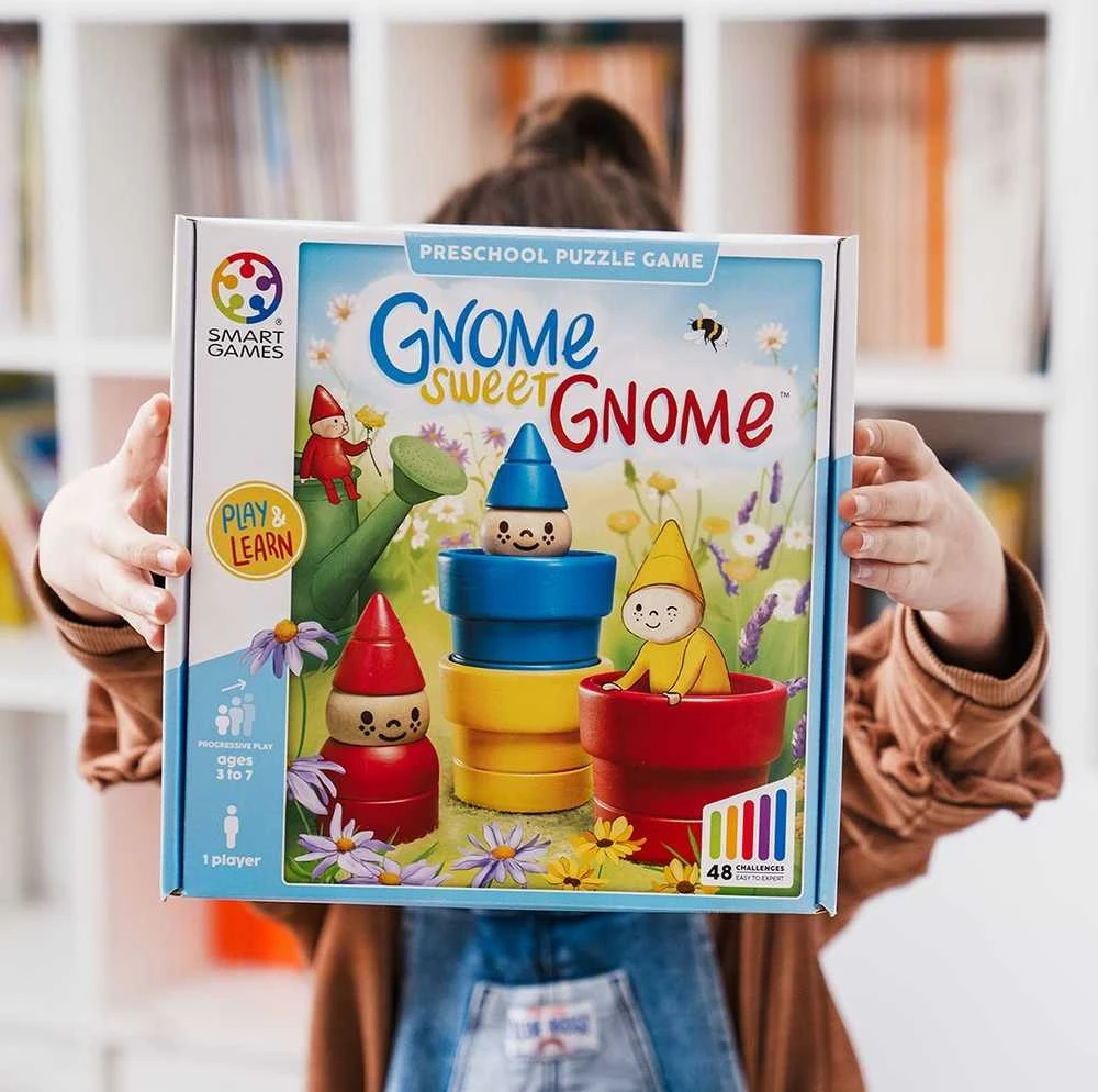 Brain Games Iuvi Games Stalo žaidimas su nykštukais ir nameliais 48 užduotys