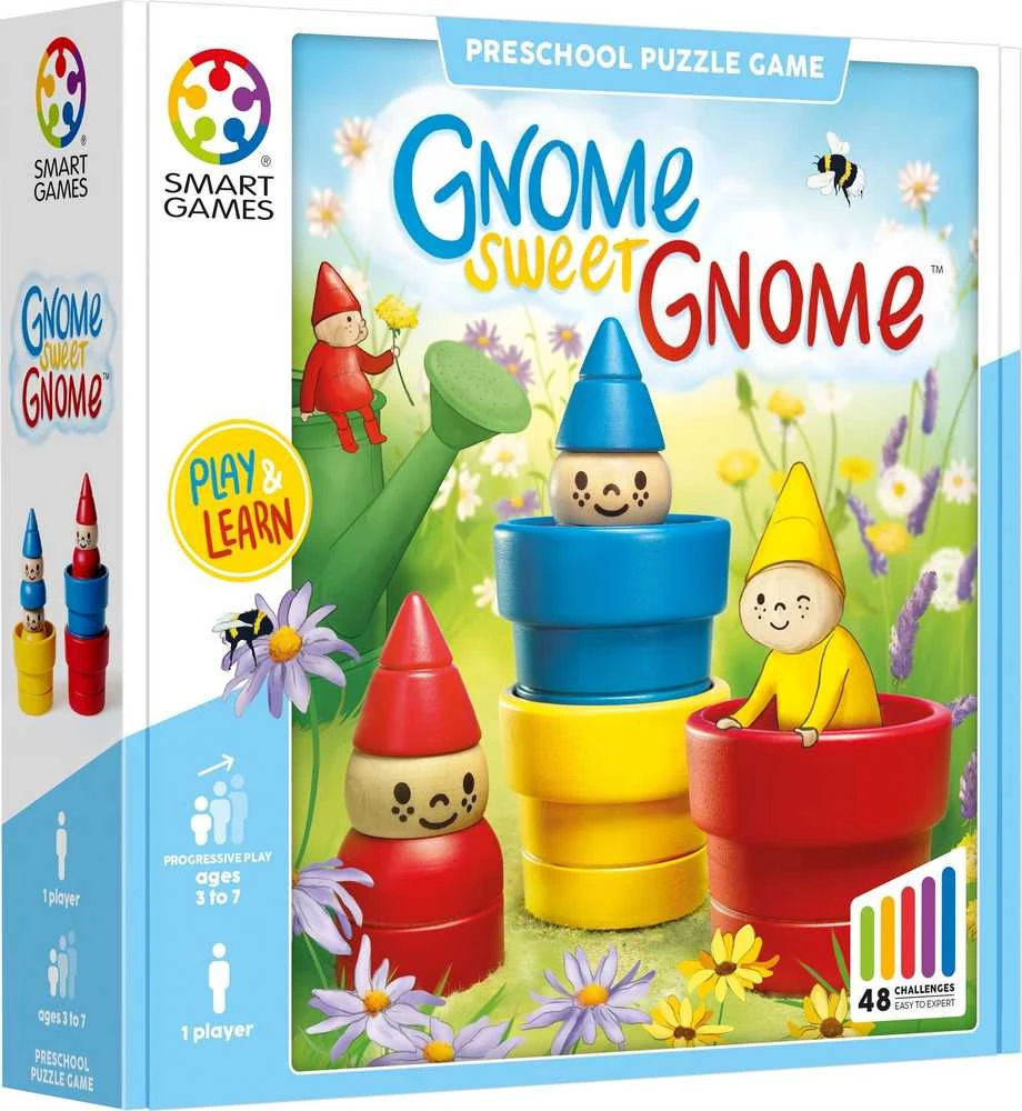 Brain Games Iuvi Games Stalo žaidimas su nykštukais ir nameliais 48 užduotys