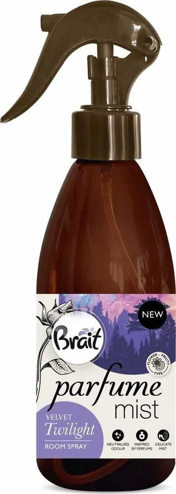 Skystas purškiamas oro gaiviklis BRAIT Parfumed Mist Velvet Twilight 325ml