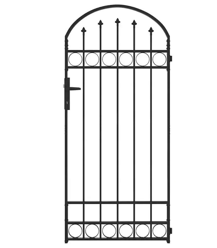 Tvorelės stulpas ASSEN 200 x 88 x 14 cm Plienas Užrakintas