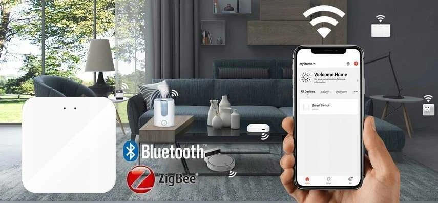 Luxury Goods Prabangos prekės Centrala Bramka ZigBee 3.0 + Bluetooth WIFI TUYA SMART
