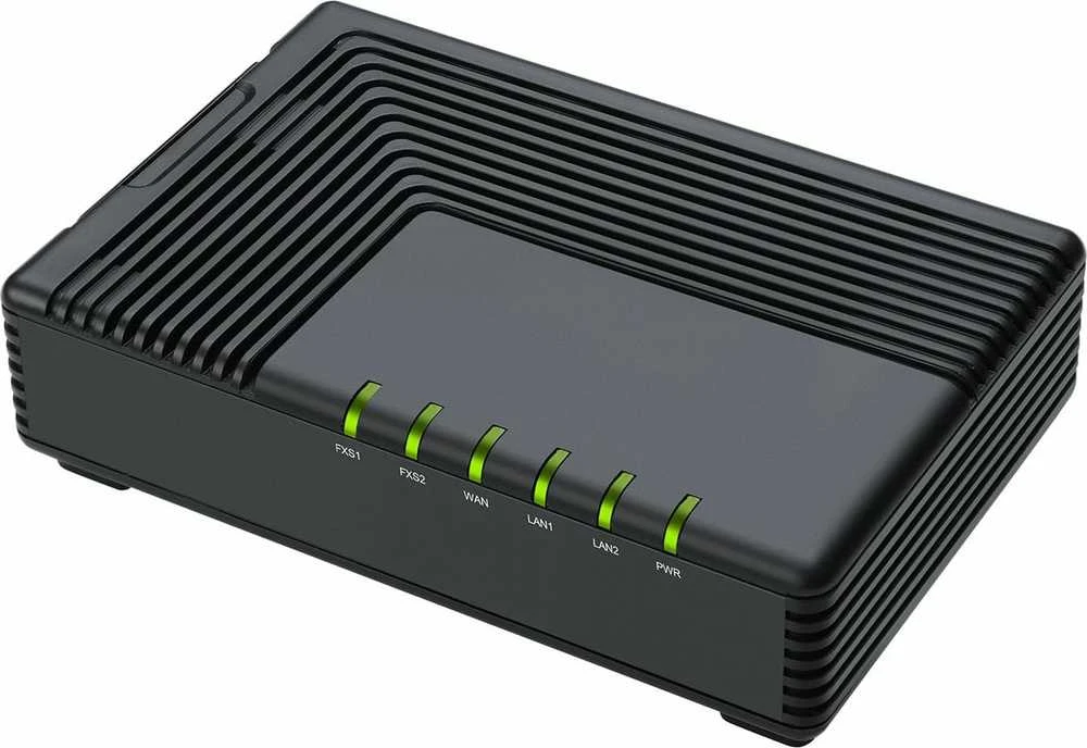 Auerswald ATA adapteris su LED indikatoriais