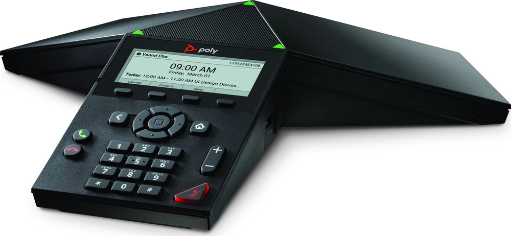 Hewlett Packard (HP) Poly Trio 8300 IP konferencinis telefonas ir PoE įgalintas Be lokalizacijos
