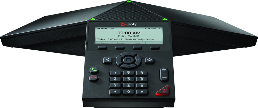Hewlett Packard (HP) Poly Trio 8300 IP konferencinis telefonas ir PoE įgalintas Be lokalizacijos