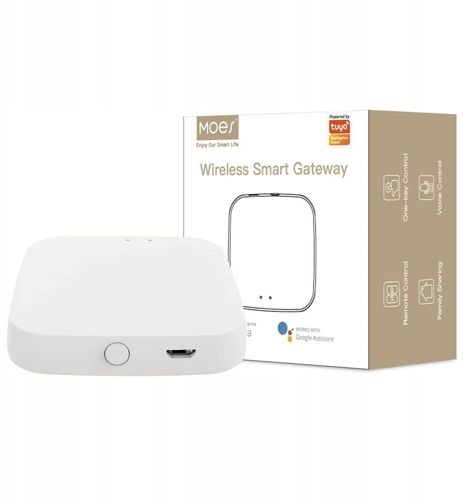 Moes Išmanių namų Bluetooth - Wi-Fi signalo stotelė, BRIDGE, MESH, TUYA / Smart Life