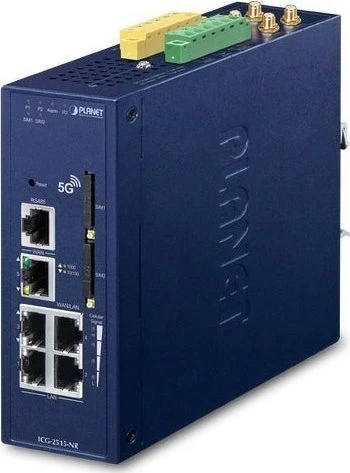 Šakotuvas Bramka VoIP Planet Industrial 5G NR Cellular