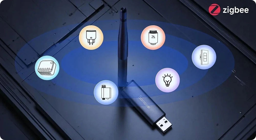 „Bramka ZigBee SONOFF Dongle Plus MG24“ namų asistentas, openHAB, Zigbee2MQTT