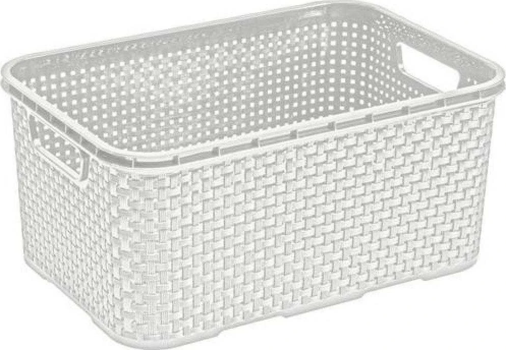 Branq Krepšys Rattan 7L Kreminė