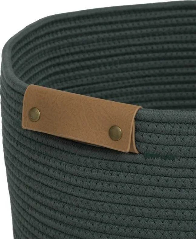 Branq DUO medvilninis skalbinių krepšelis, 80 l, Ø 44 cm