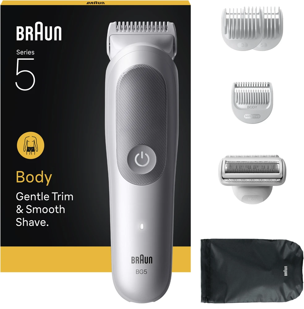 BG5550 Braun kūno plaukų kirpimo mašinėlė