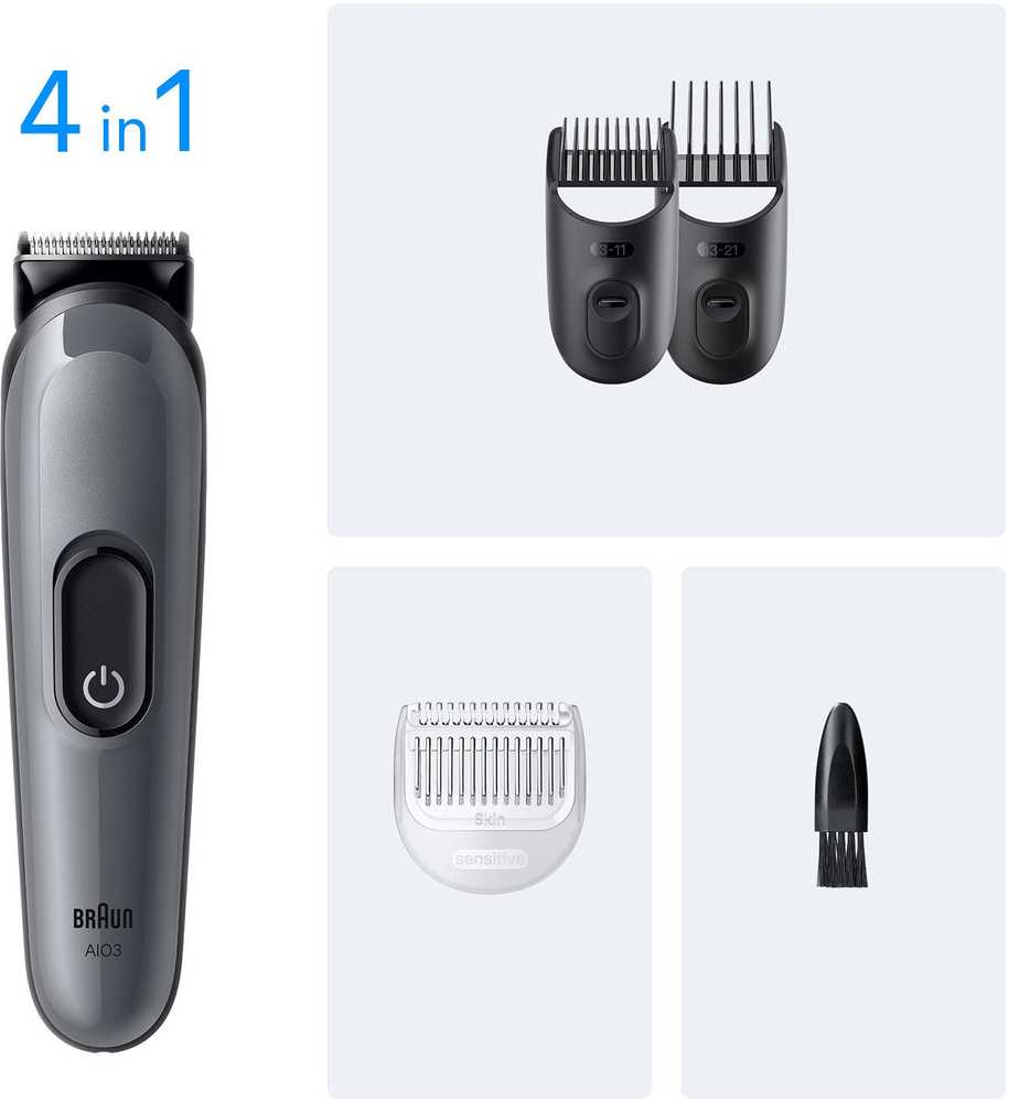 Braun AIO 3500 viskas viename stiliaus rinkinys