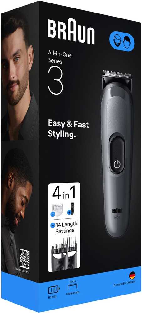Braun AIO 3500 viskas viename stiliaus rinkinys